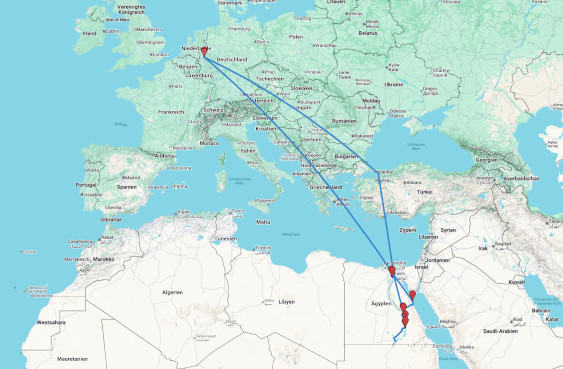 travel route