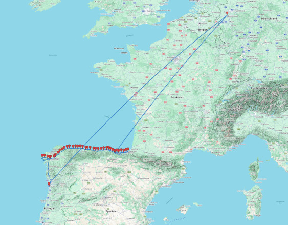 travel route