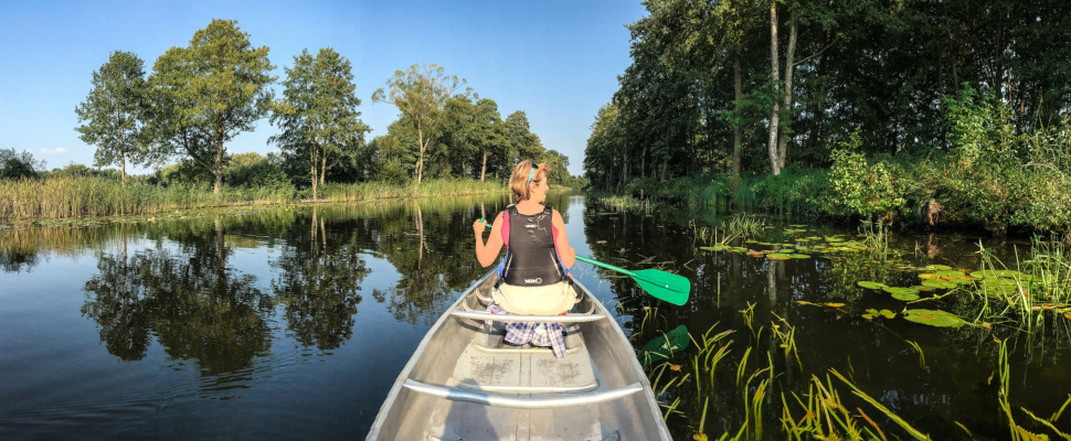 Mit dem Kanadier auf der Havel
