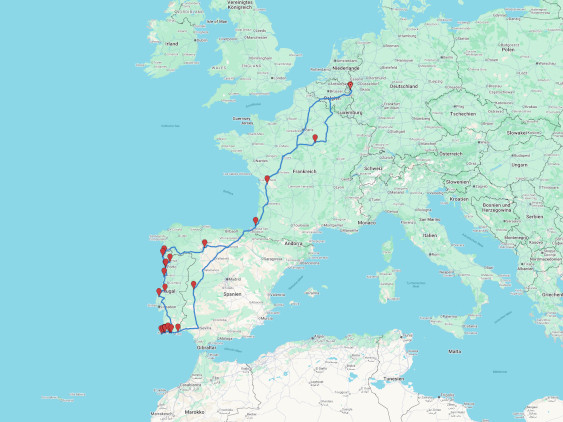 travel route