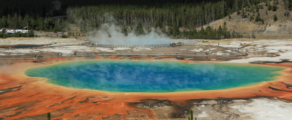 Grand Prismatic Spring im Yellowstone Nationalpark